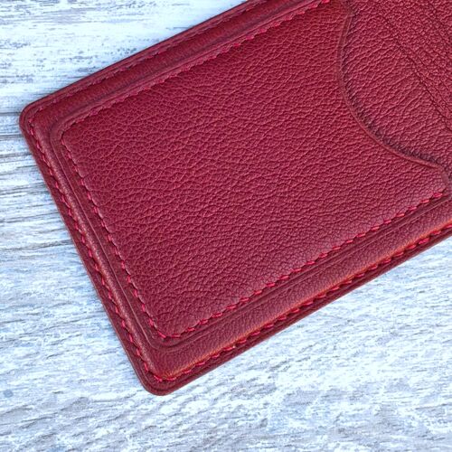 Обложка для удостоверения герб РФ цвет красный золото