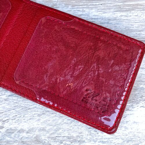 Обложка для удостоверения герб РФ цвет красный золото