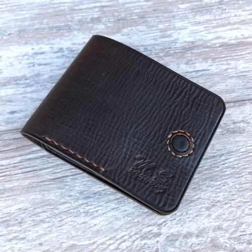 Кошелёк из натуральной кожи цвет коричневый