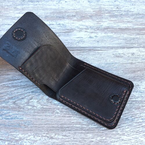 Кошелёк из натуральной кожи цвет коричневый