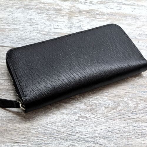 Кошелёк на молнии Бизон цвет чёрный