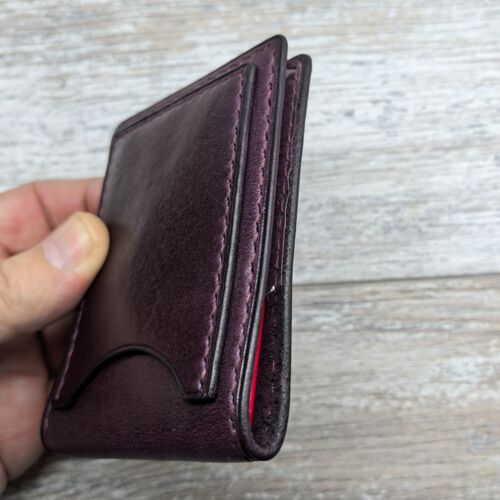 Обложка для удостоверения герб РФ цвет фиолетовый