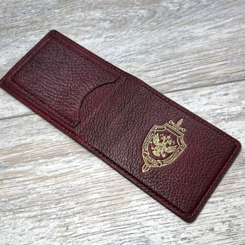 Обложка для удостоверения ФСБ России Шевро