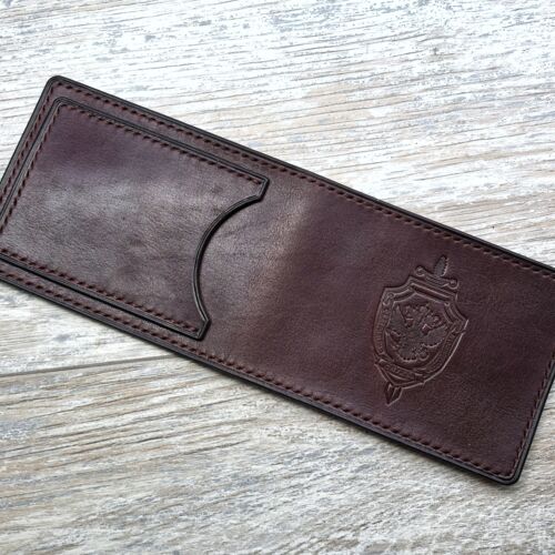 Обложка для удостоверения ФСБ России из натуральной кожи