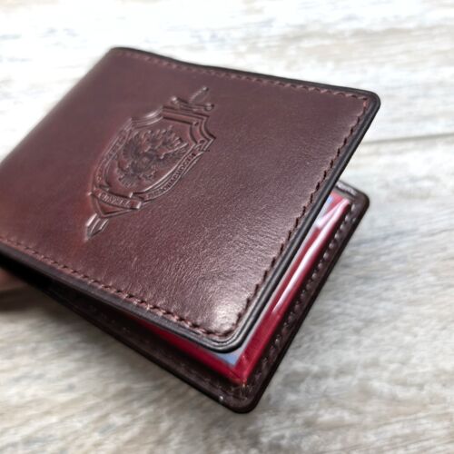 Обложка для удостоверения ФСБ России из натуральной кожи