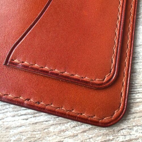 Обложка для автодокументов цвет коньяк