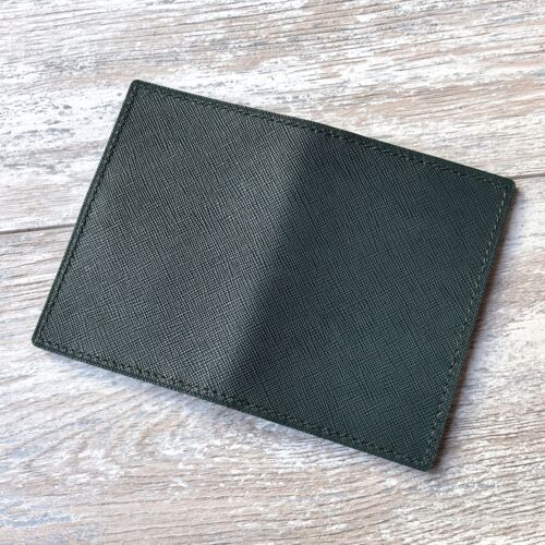 Обложка для автодокументов Сафьяно цвет изумрудный