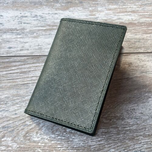 Обложка для автодокументов Сафьяно цвет изумрудный