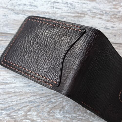 Кошелёк из натуральной кожи цвет коричневый