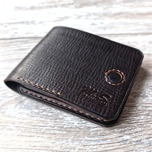 Кошелёк из натуральной кожи цвет коричневый