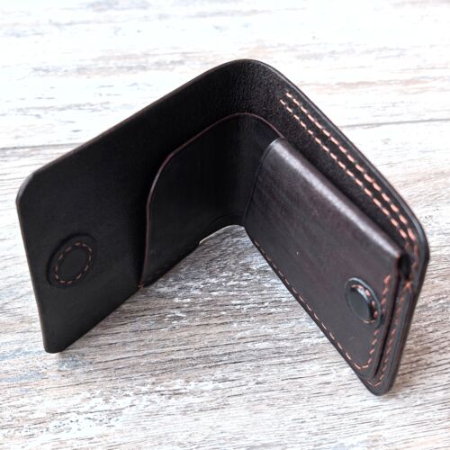 Кошелёк из натуральной кожи цвет коричневый