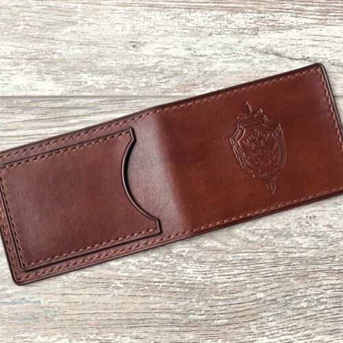 Обложка для удостоверения ФСБ России из натуральной кожи