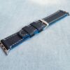Ремешок для apple watch из натуральной кожи цвет синий