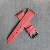 Ремешок для apple watch из натуральной кожи цвет розовый