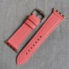 Ремешок для apple watch из натуральной кожи цвет розовый