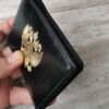 Обложка для удостоверения герб РФ цвет чёрный золото