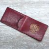 Обложка для удостоверения герб РФ цвет красный золото